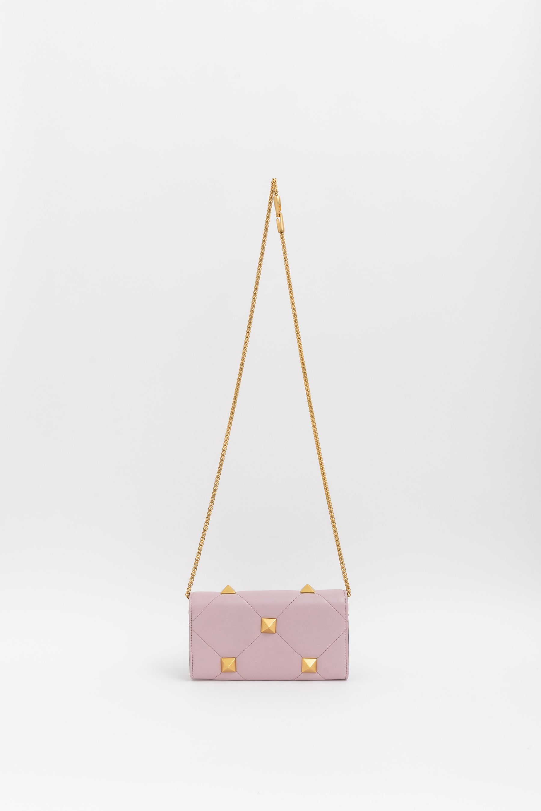 Roman Stud Wallet with Chain