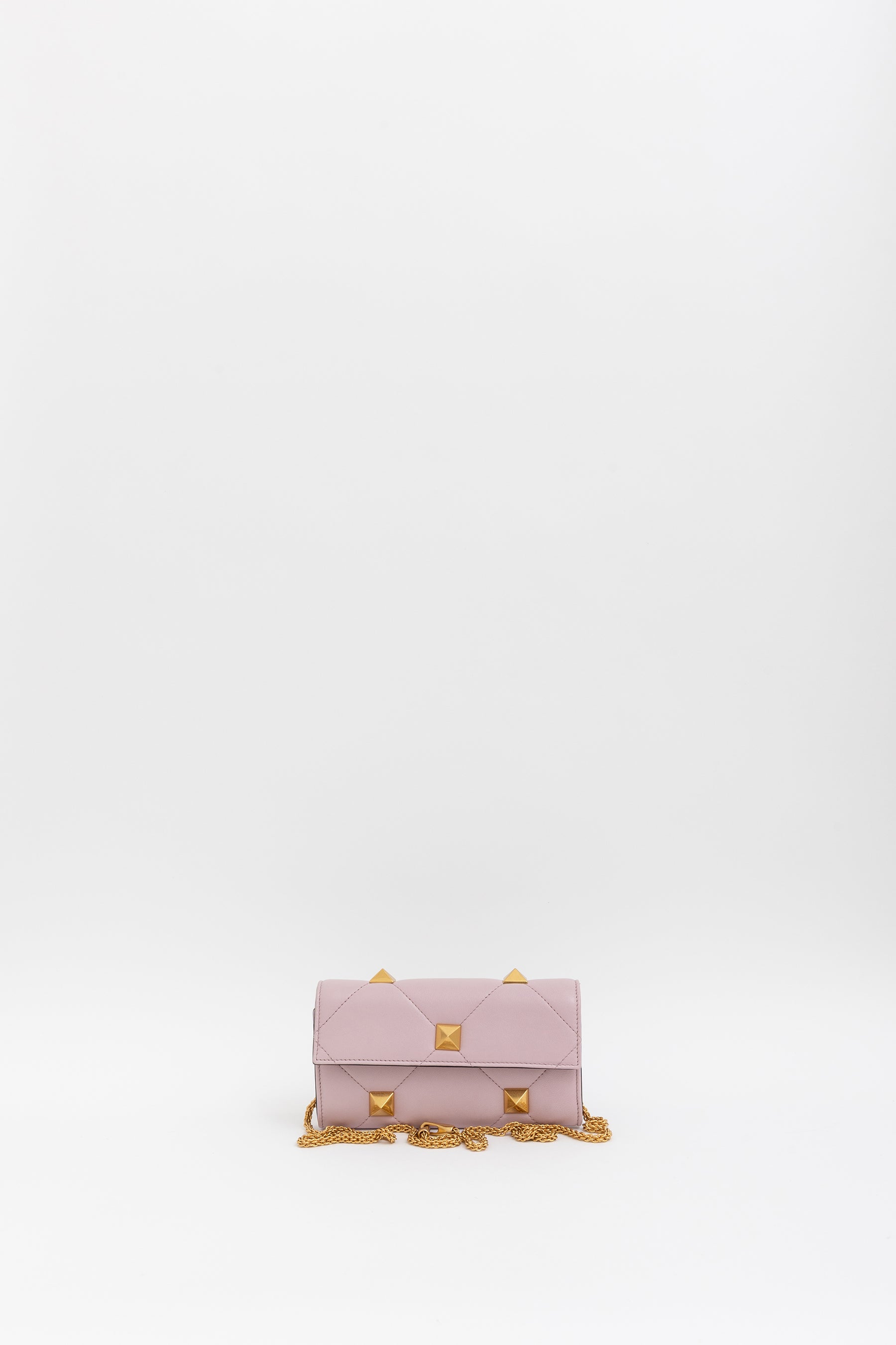 Roman Stud Wallet with Chain