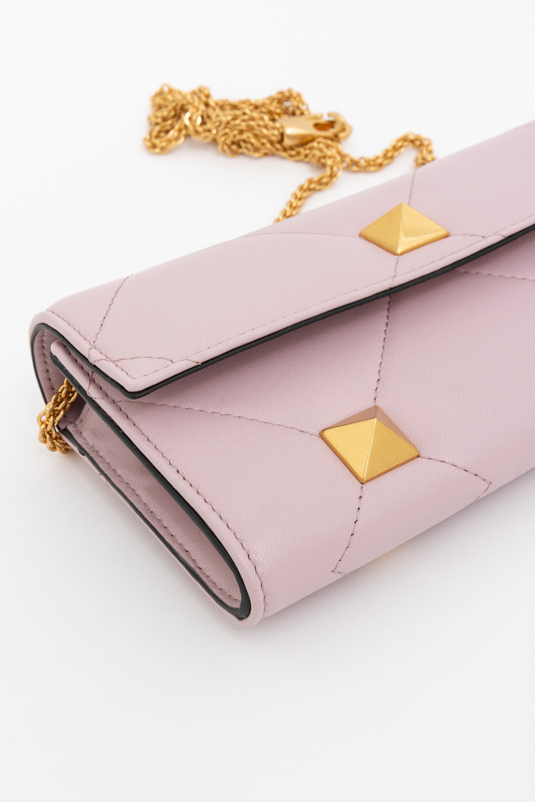 Roman Stud Wallet with Chain