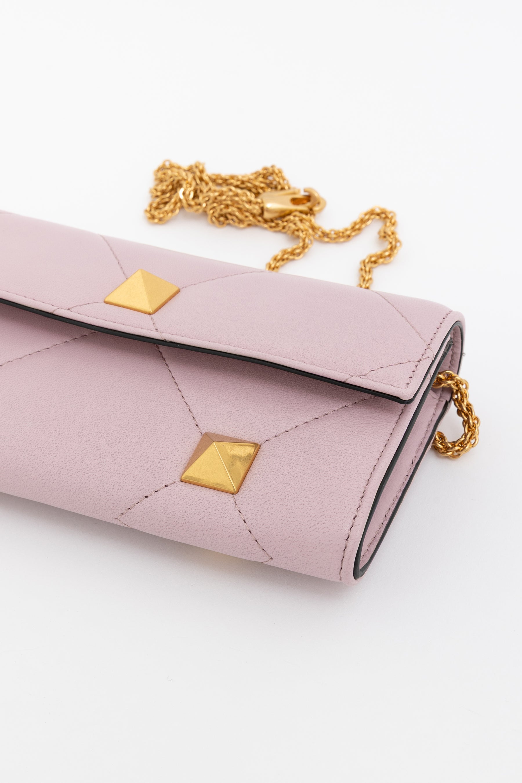 Roman Stud Wallet with Chain