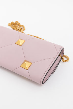 Roman Stud Wallet with Chain