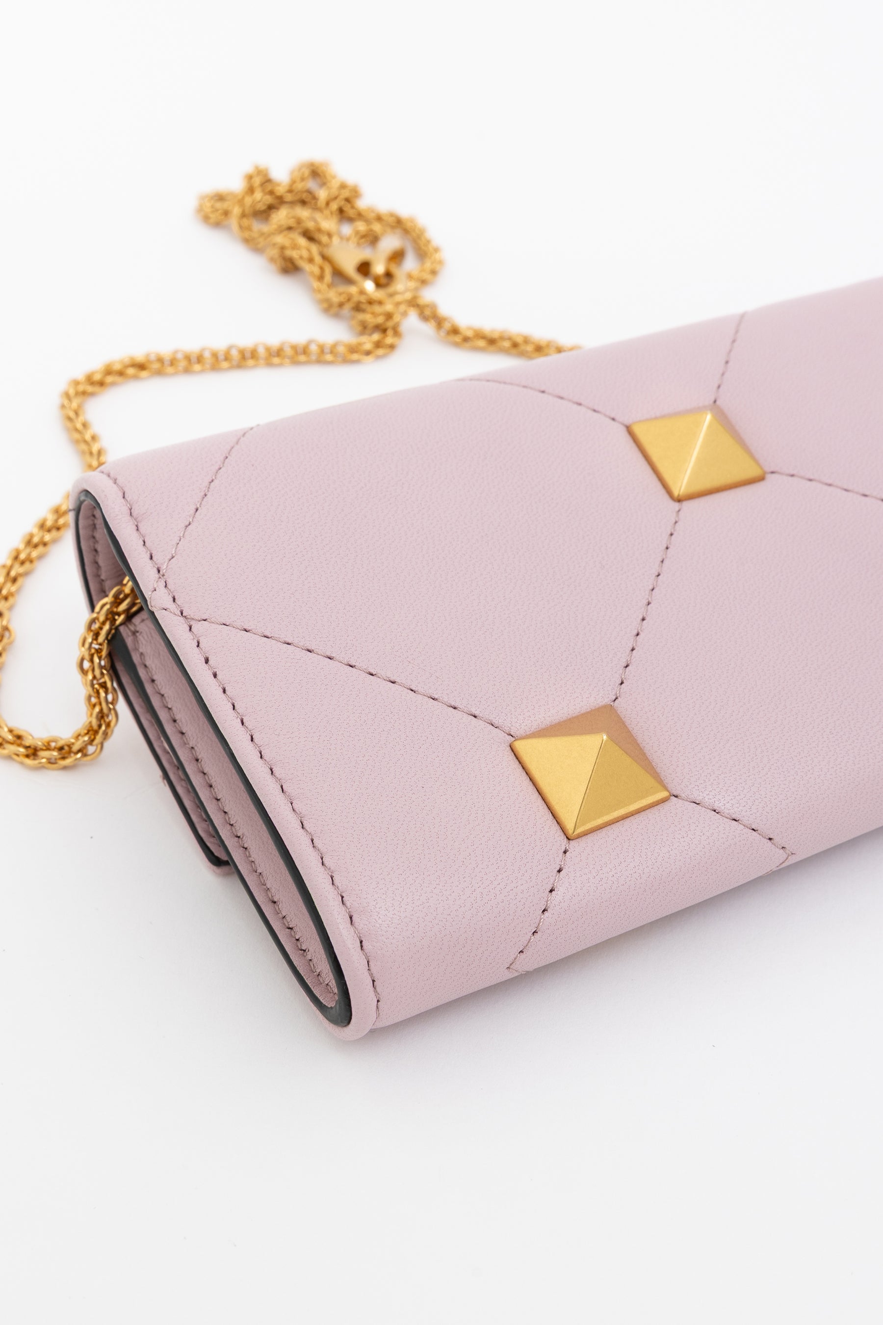 Roman Stud Wallet with Chain