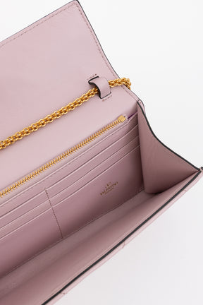 Roman Stud Wallet with Chain