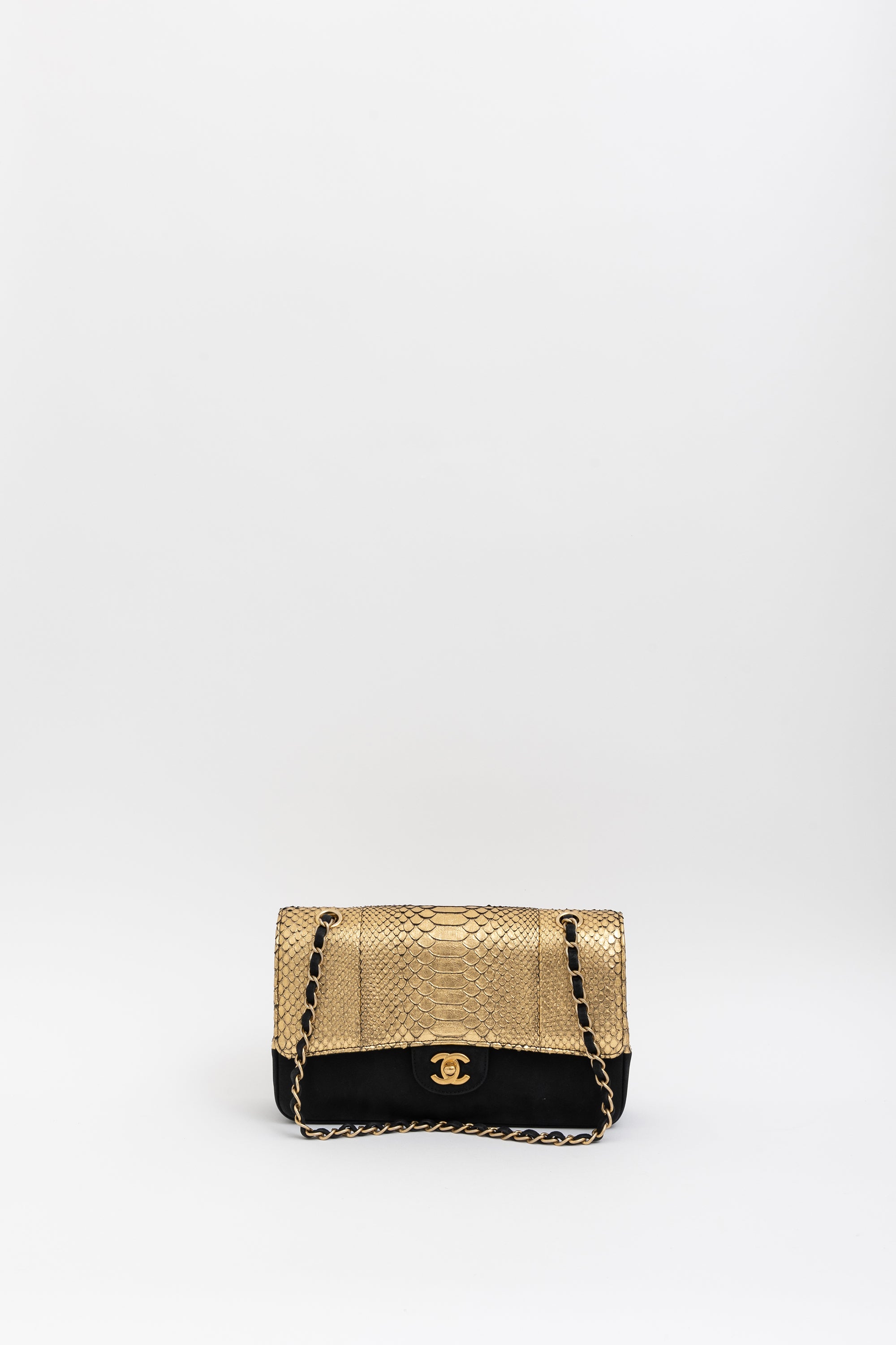 Python Double Flap Bag