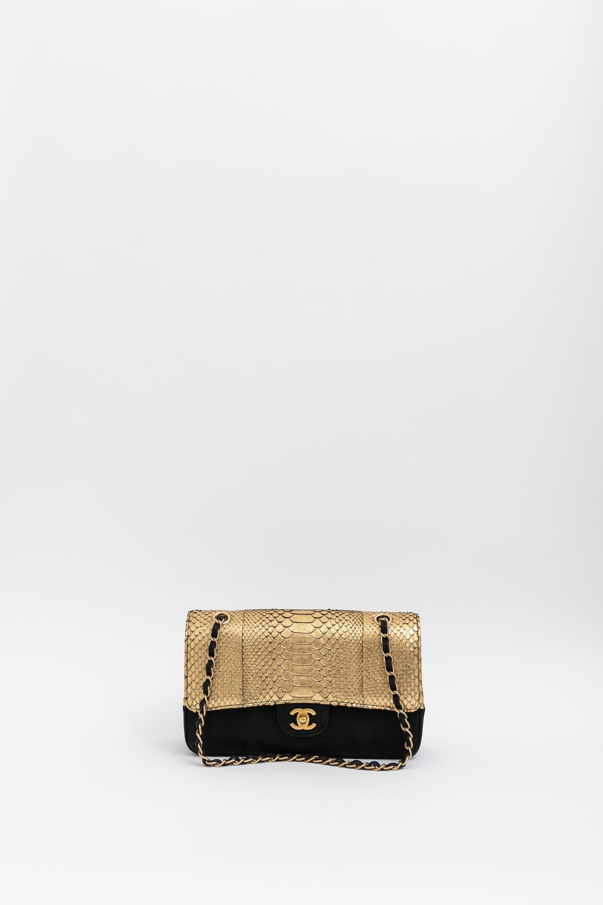 Python Double Flap Bag