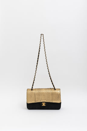 Python Double Flap Bag