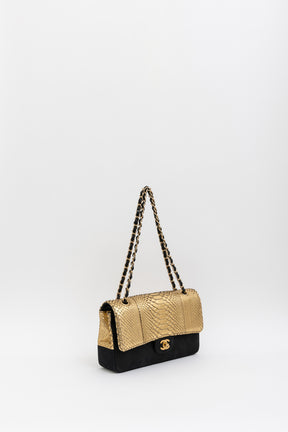 Python Double Flap Bag