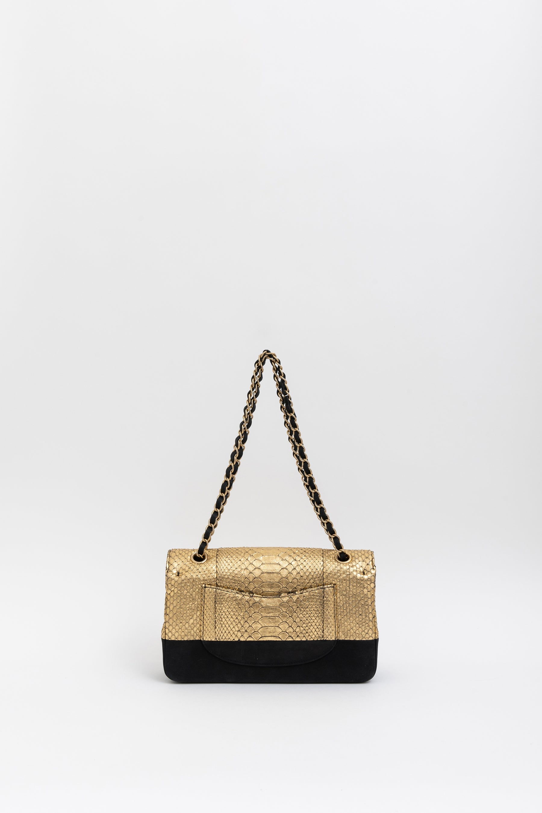 Python Double Flap Bag