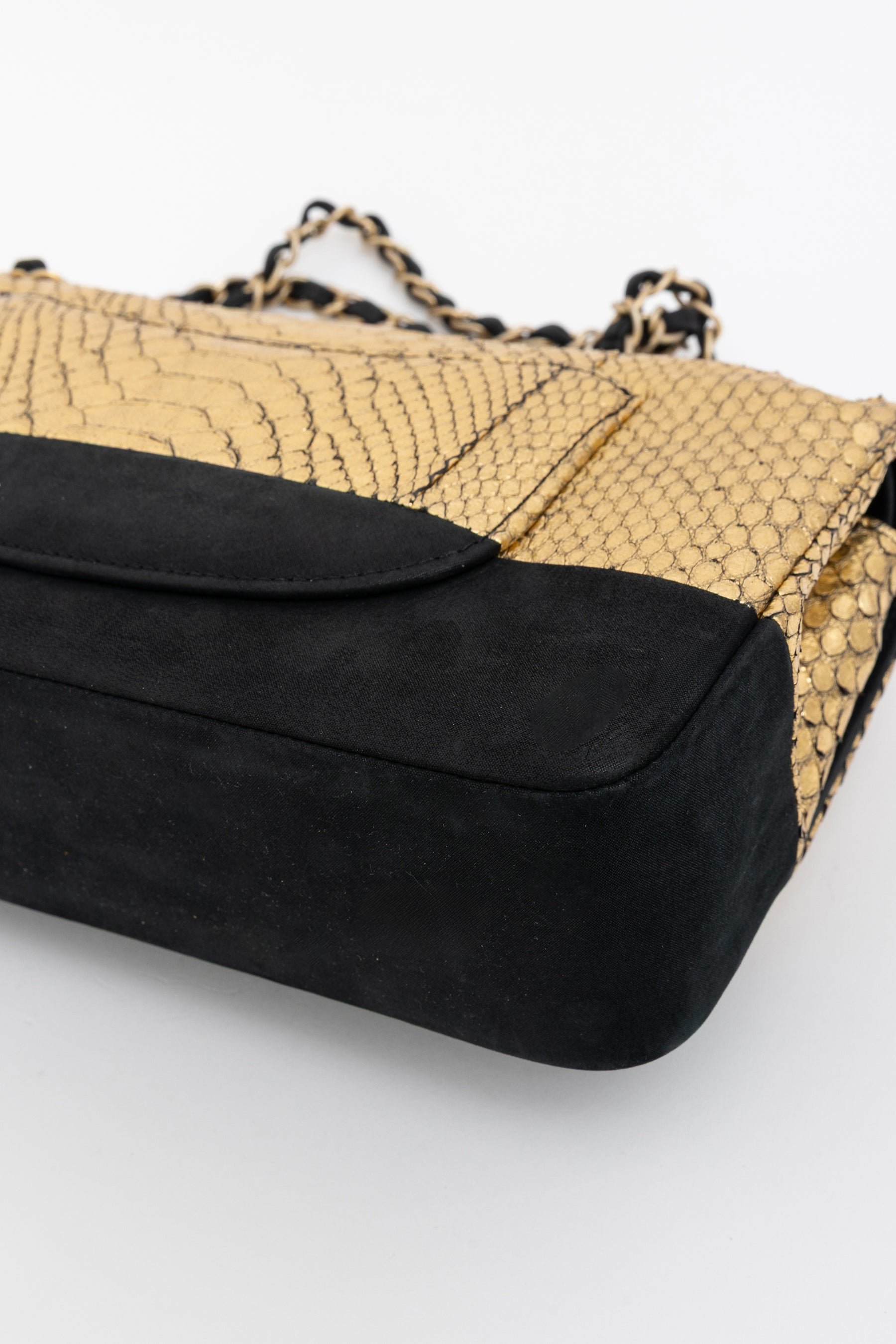 Python Double Flap Bag