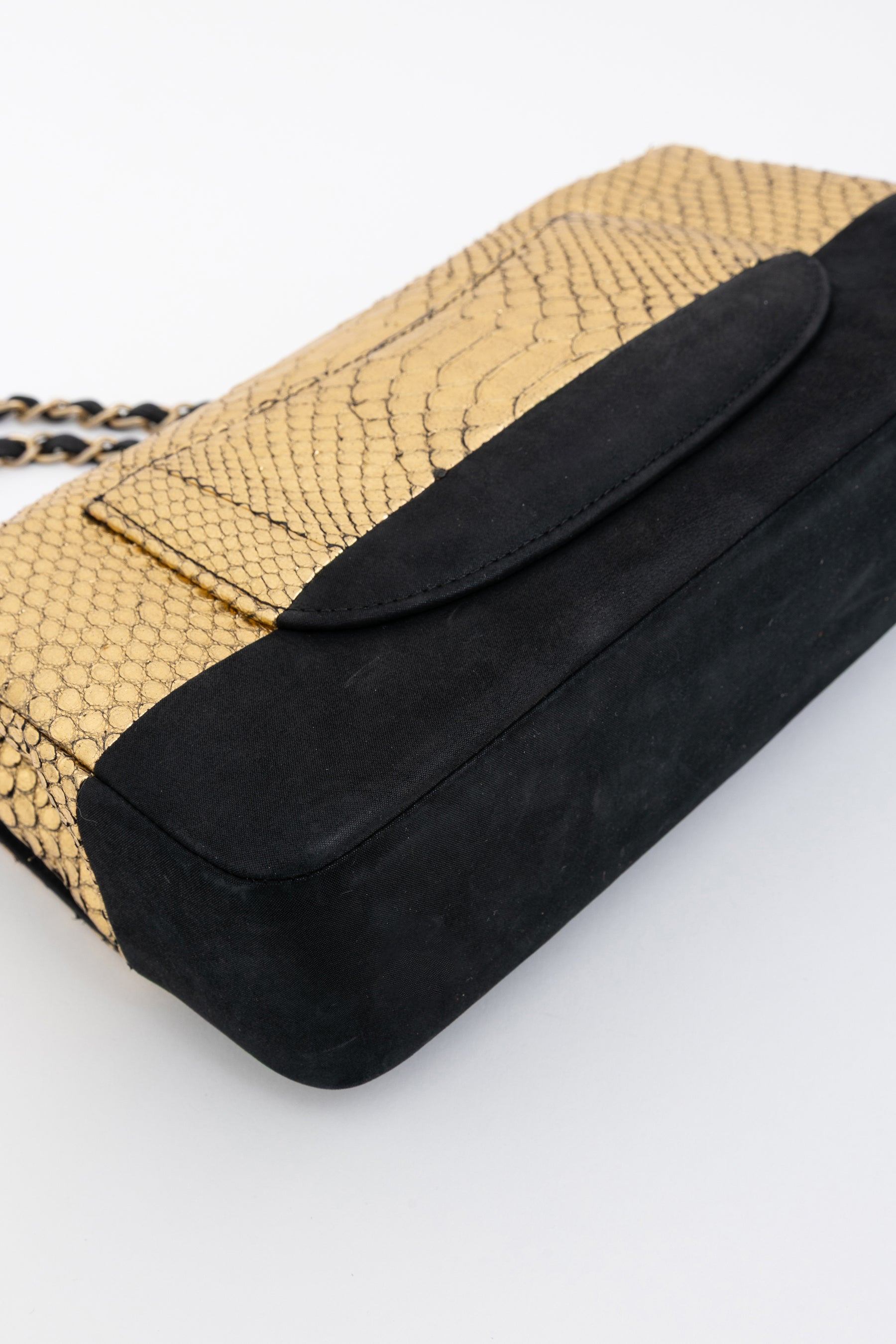 Python Double Flap Bag