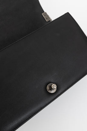 Chevron Quilted Medium Boy Bag