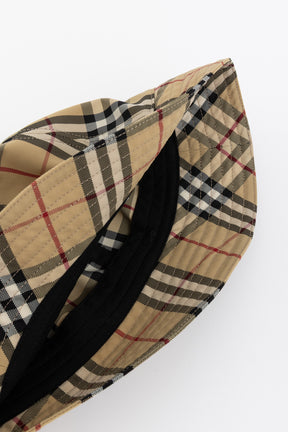 Vintage Check Bucket Hat