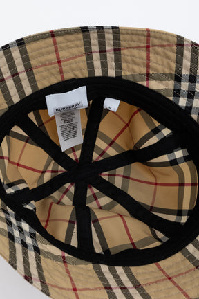 Vintage Check Bucket Hat