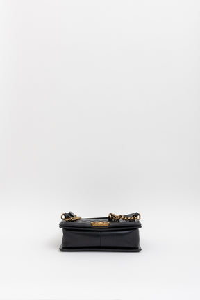 Diamond Quilted Medium Boy Bag