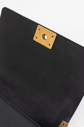 Diamond Quilted Medium Boy Bag