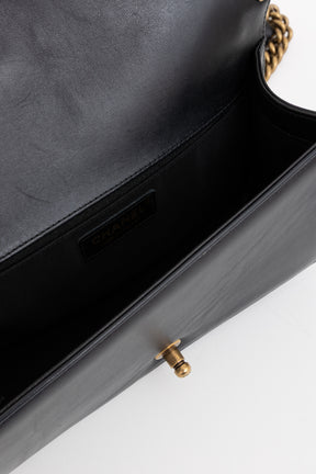 Diamond Quilted Medium Boy Bag