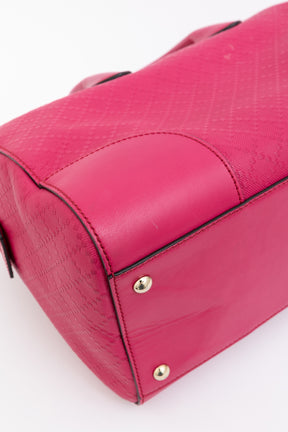 Bright Diamante Boston Bag