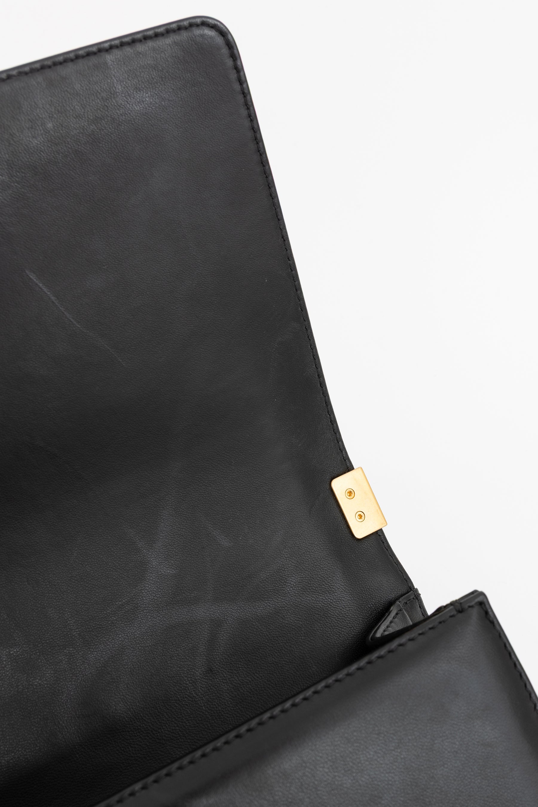 Diamond Quilted Medium Boy Bag