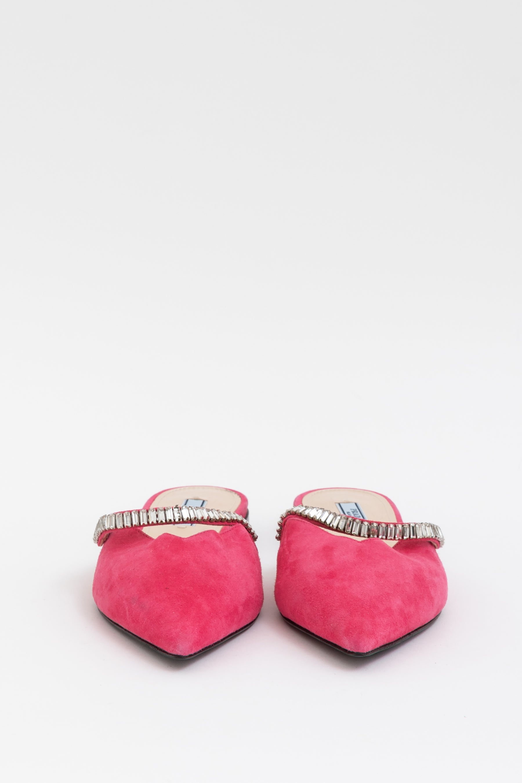 Crystal Embellished Mules