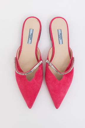 Crystal Embellished Mules