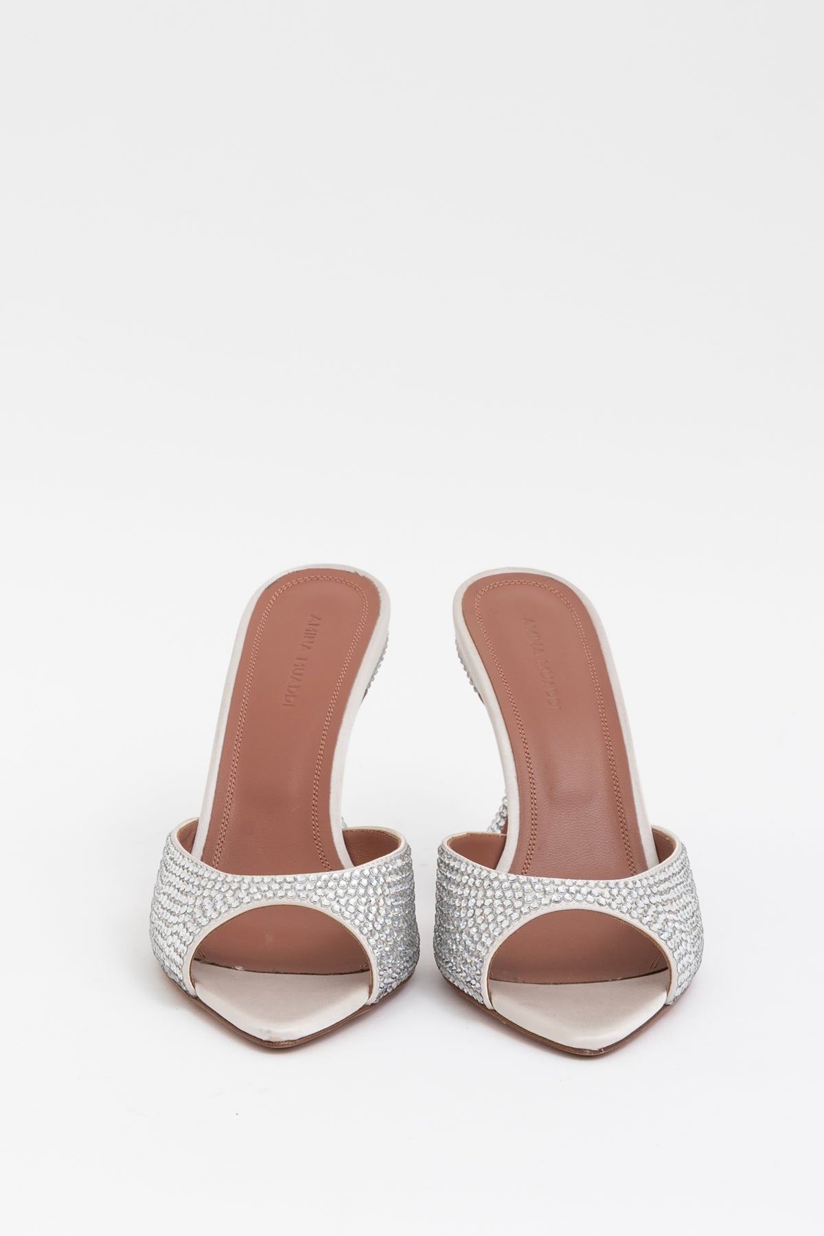 Caroline Crystal-Embellished Mules