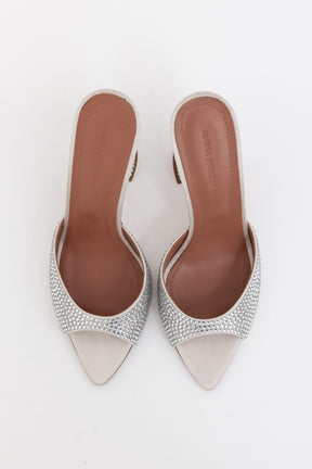 Caroline Crystal-Embellished Mules