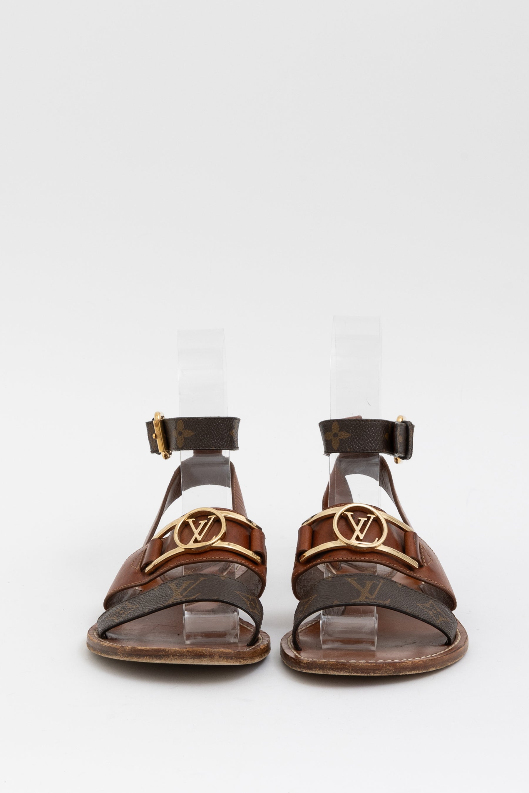 LV Monogram Academy Gladiator Sandals