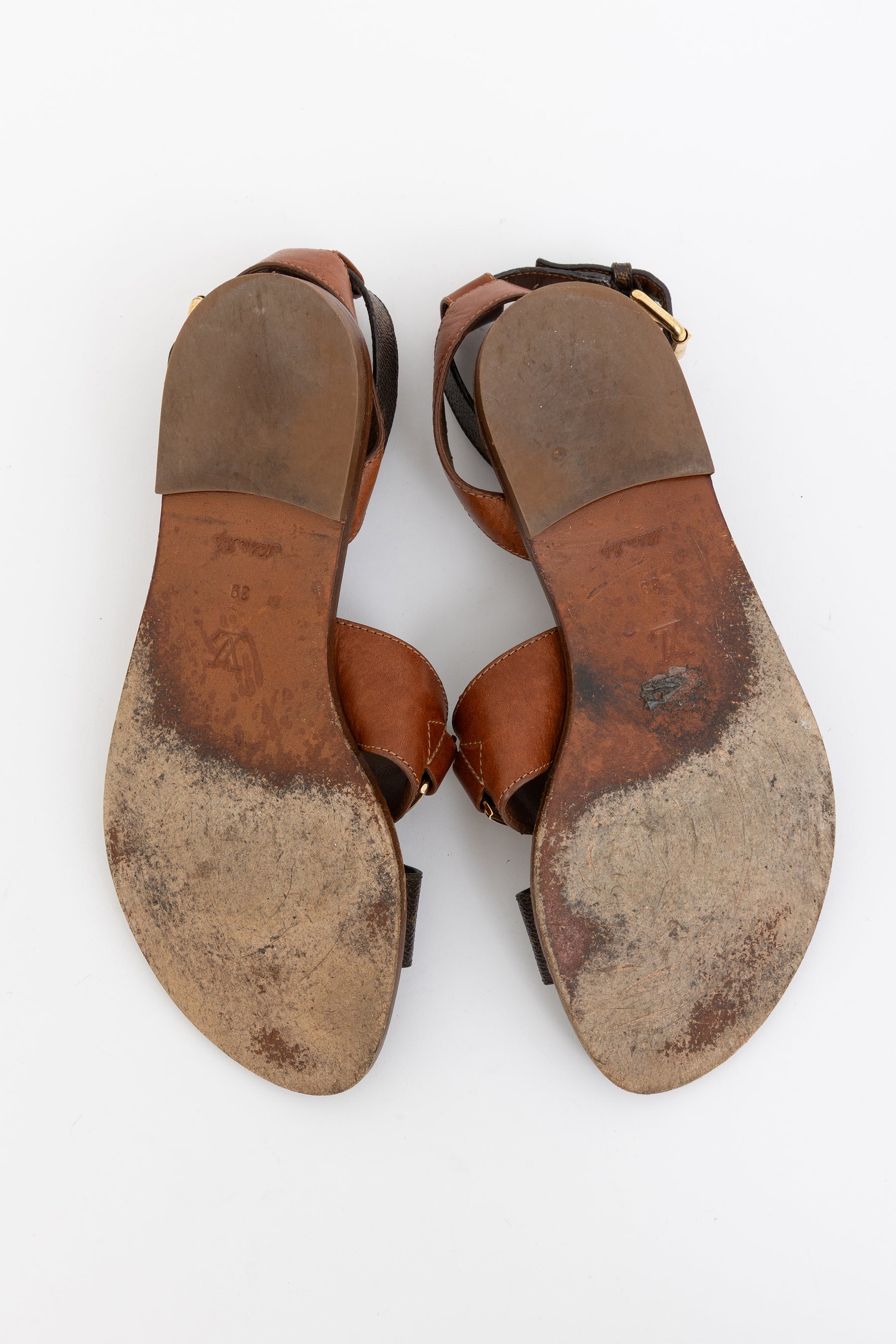 LV Monogram Academy Gladiator Sandals