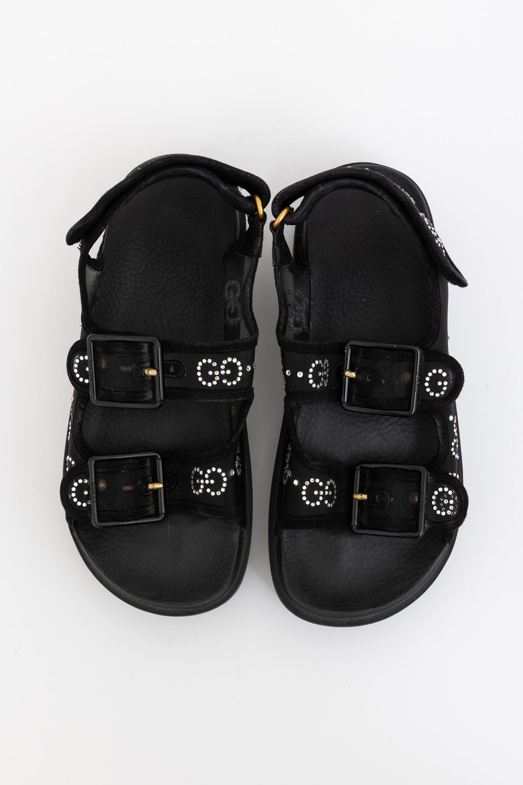 Crystal Embellished GG Sandals