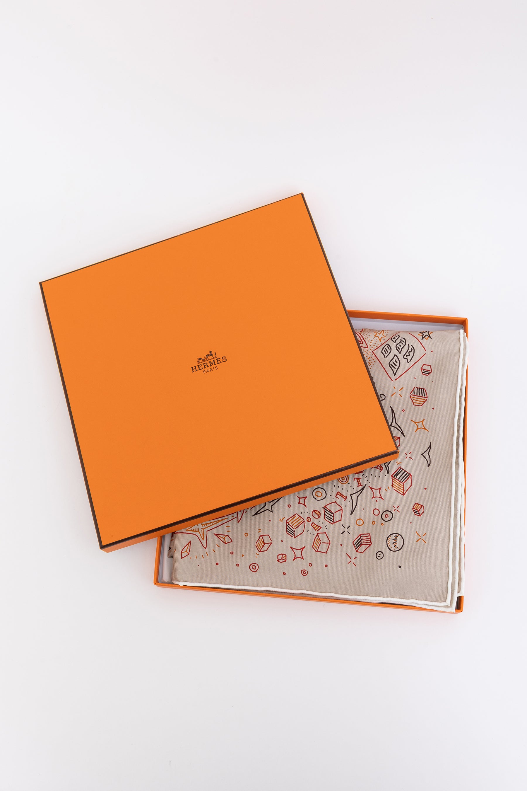 Please Hold The Line Silk Scarf