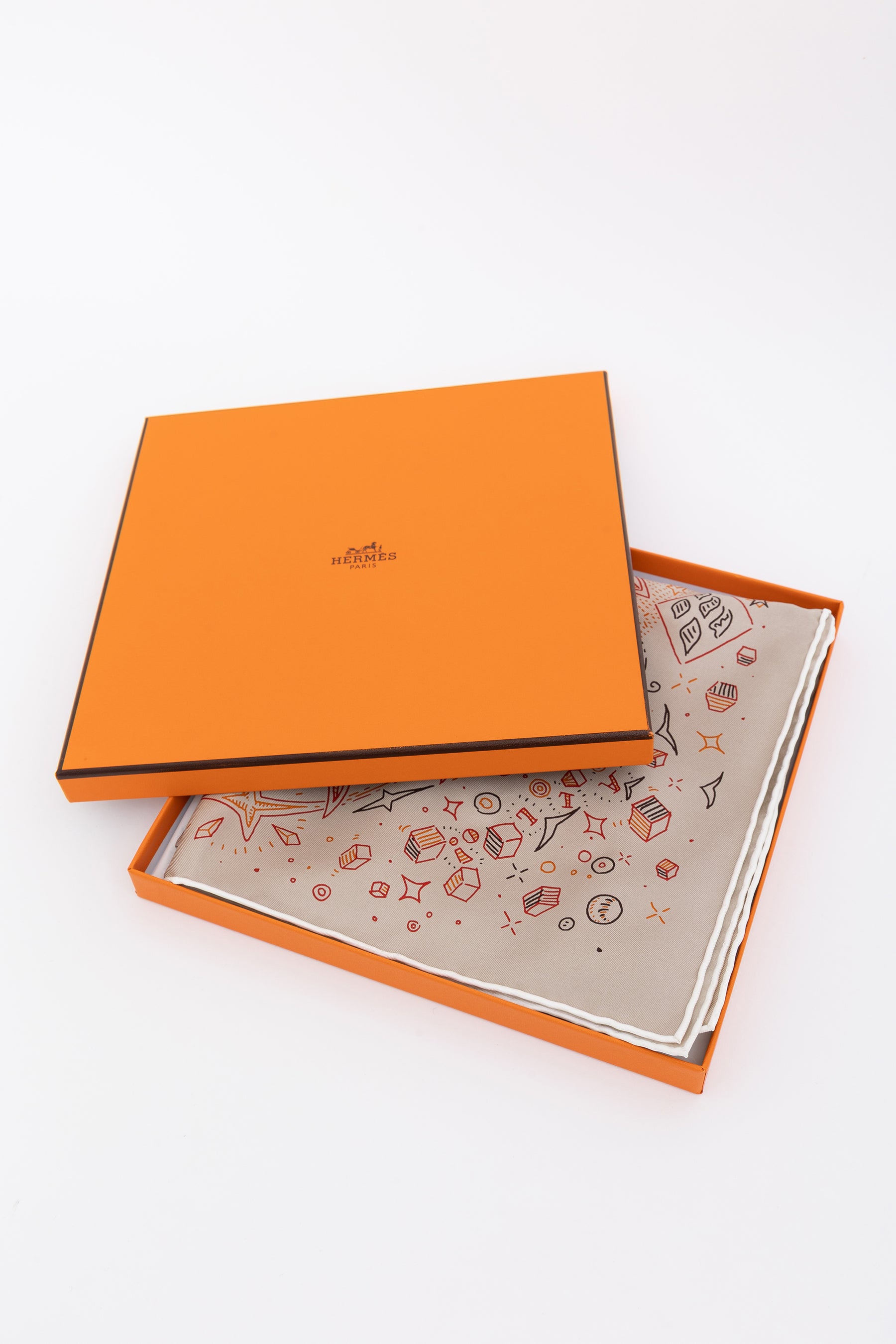 Please Hold The Line Silk Scarf