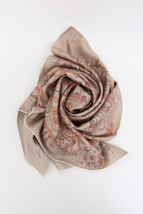 Please Hold The Line Silk Scarf