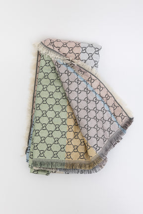 Multicolour Metallic Large Scarf