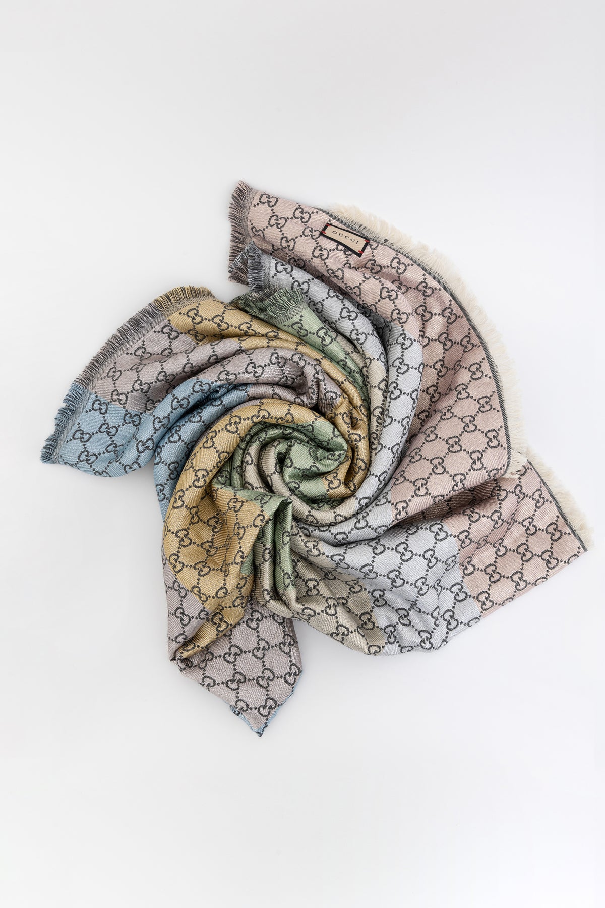 Multicolour Metallic Large Scarf