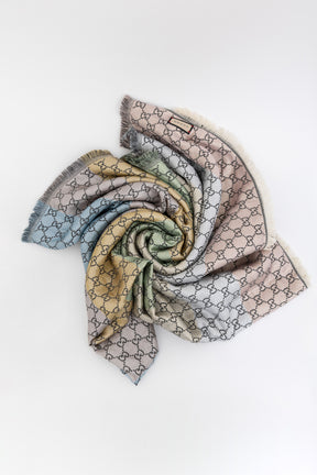 Multicolour Metallic Large Scarf