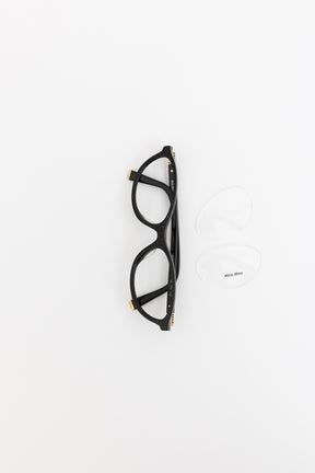 Oval-Frame Optical Glasses