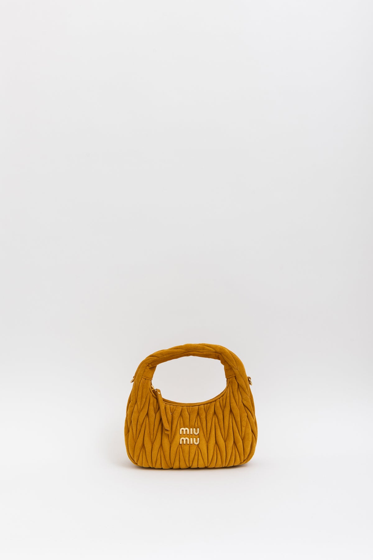 Small Wander Matelassé Suede Bag