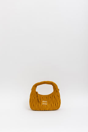 Small Wander Matelassé Suede Bag