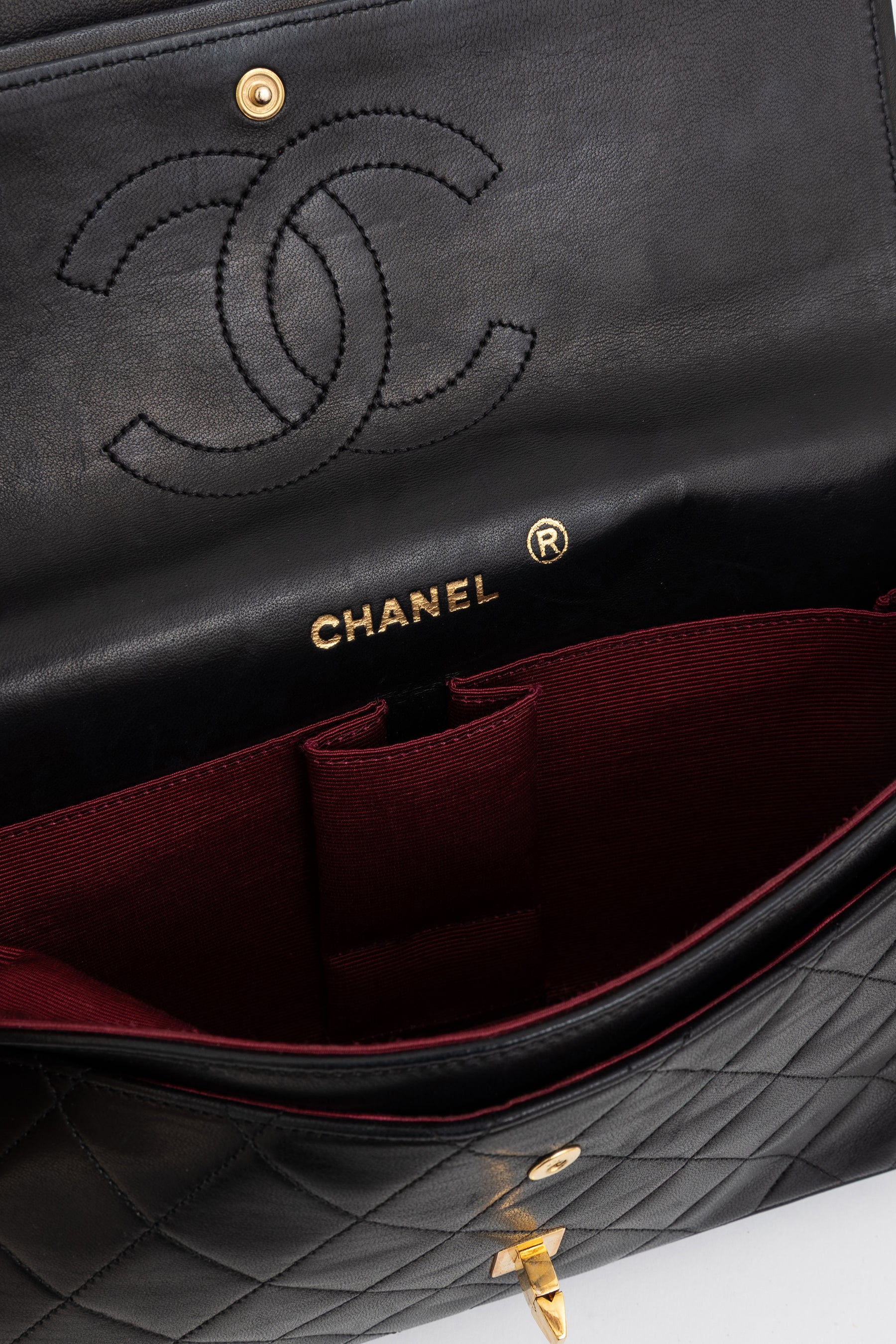 Vintage Classic Double Flap Bag