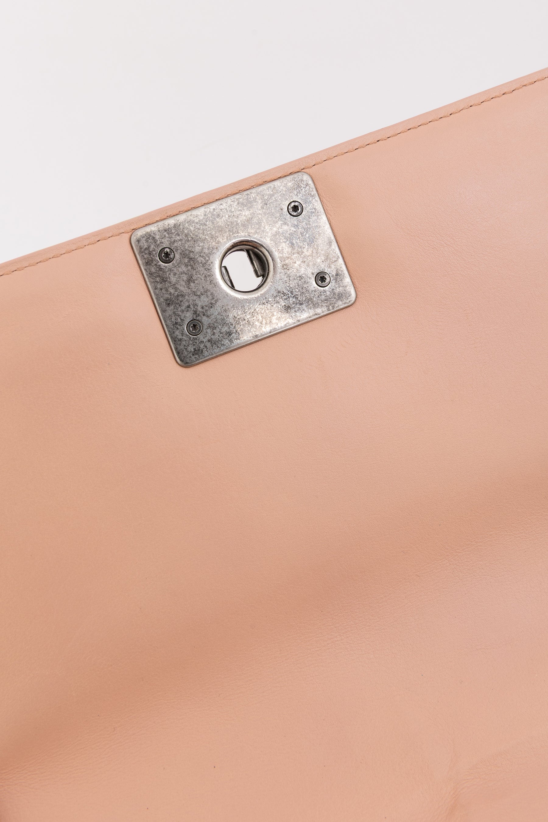 Diamond Quilted Medium Boy Bag