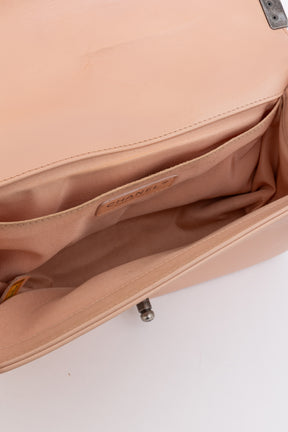 Diamond Quilted Medium Boy Bag