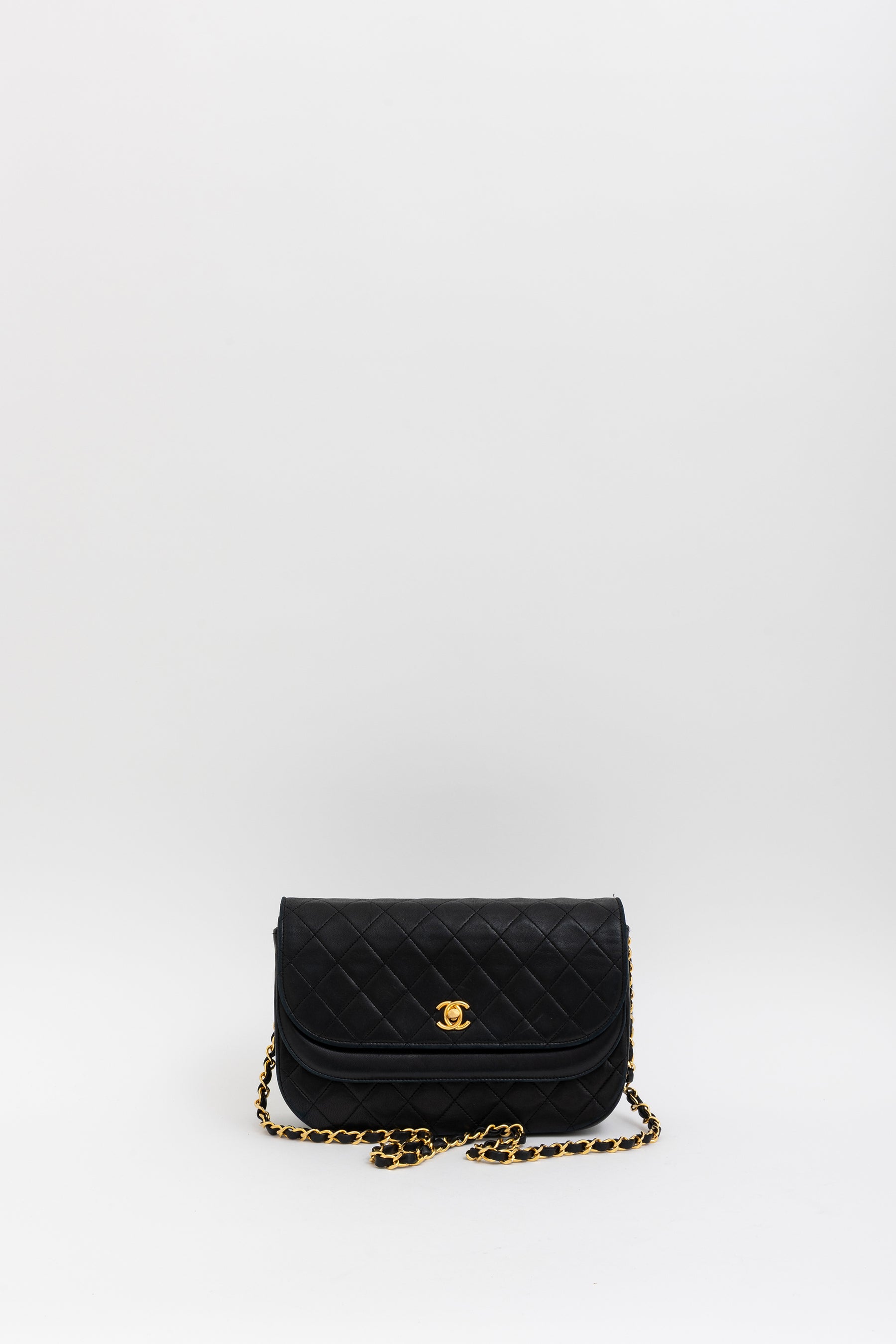 Vintage CC Double Flap Shoulder Bag