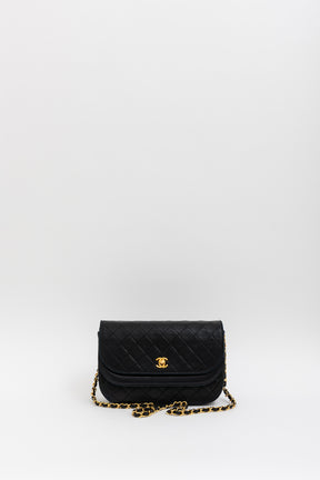 Vintage CC Double Flap Shoulder Bag