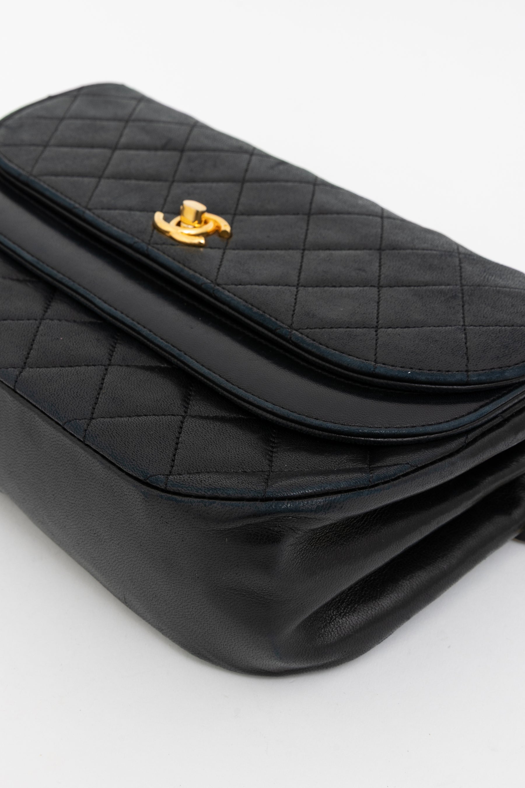 Vintage CC Double Flap Shoulder Bag