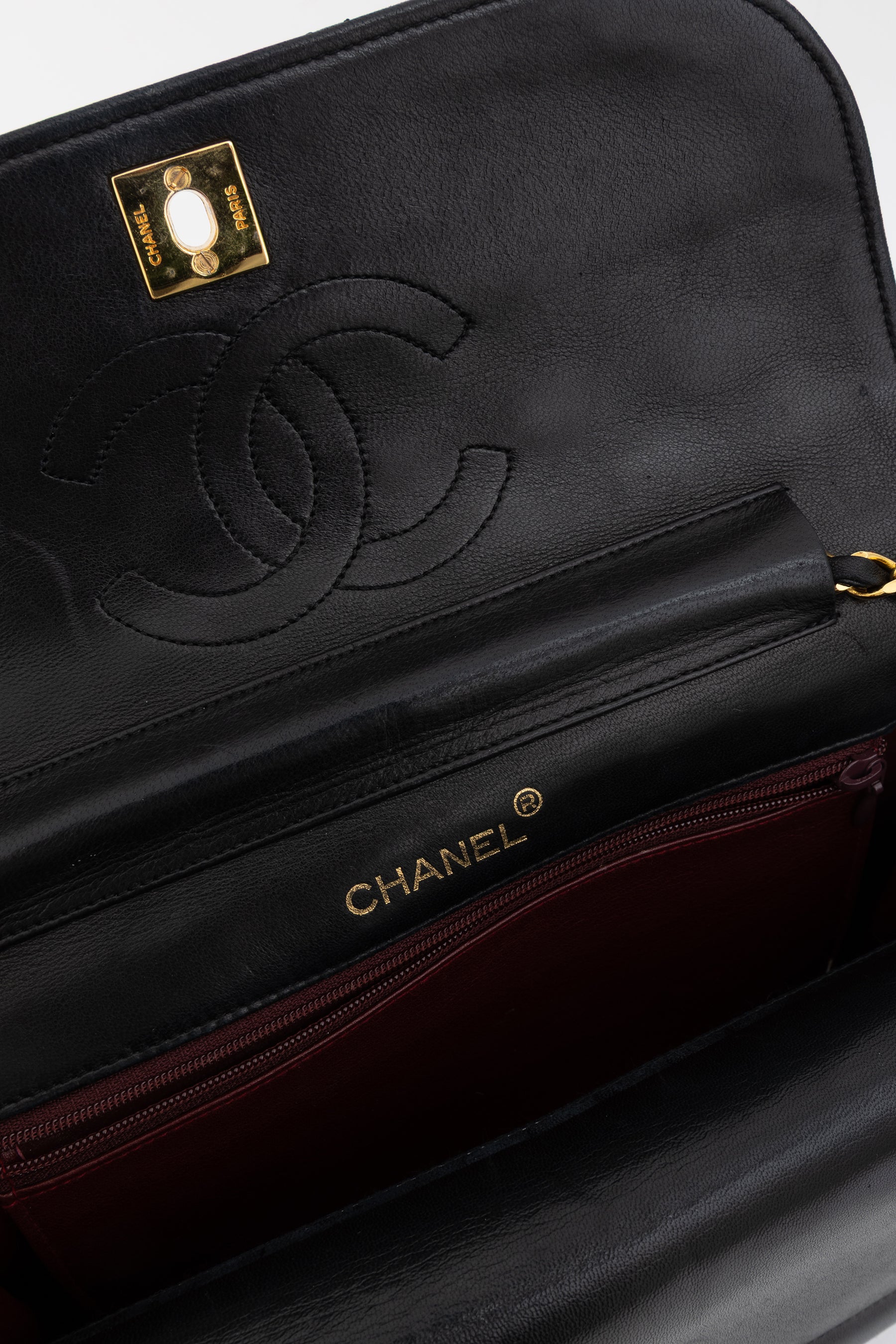 Vintage CC Double Flap Shoulder Bag