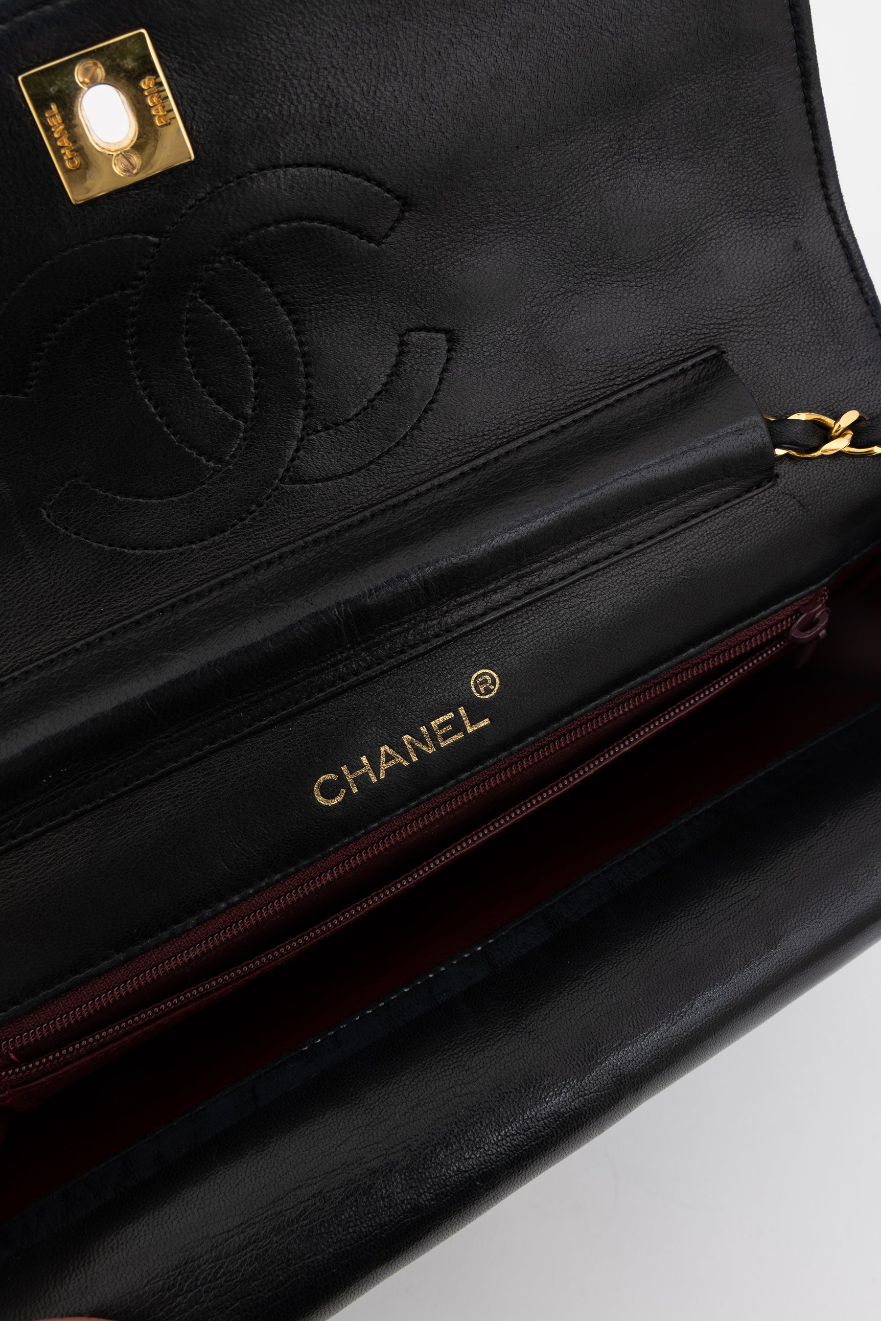 Vintage CC Double Flap Shoulder Bag