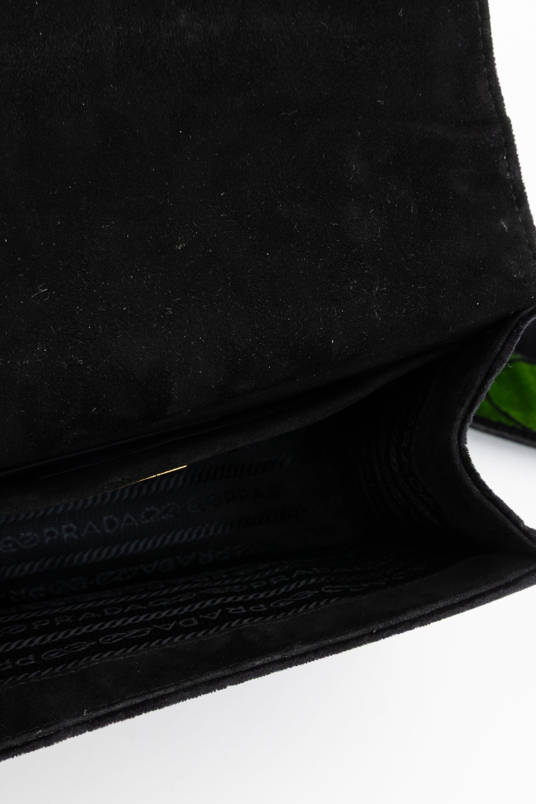 Multicolor Velluto Ricamo Trompe L'oeil Cahier Crossbody Bag