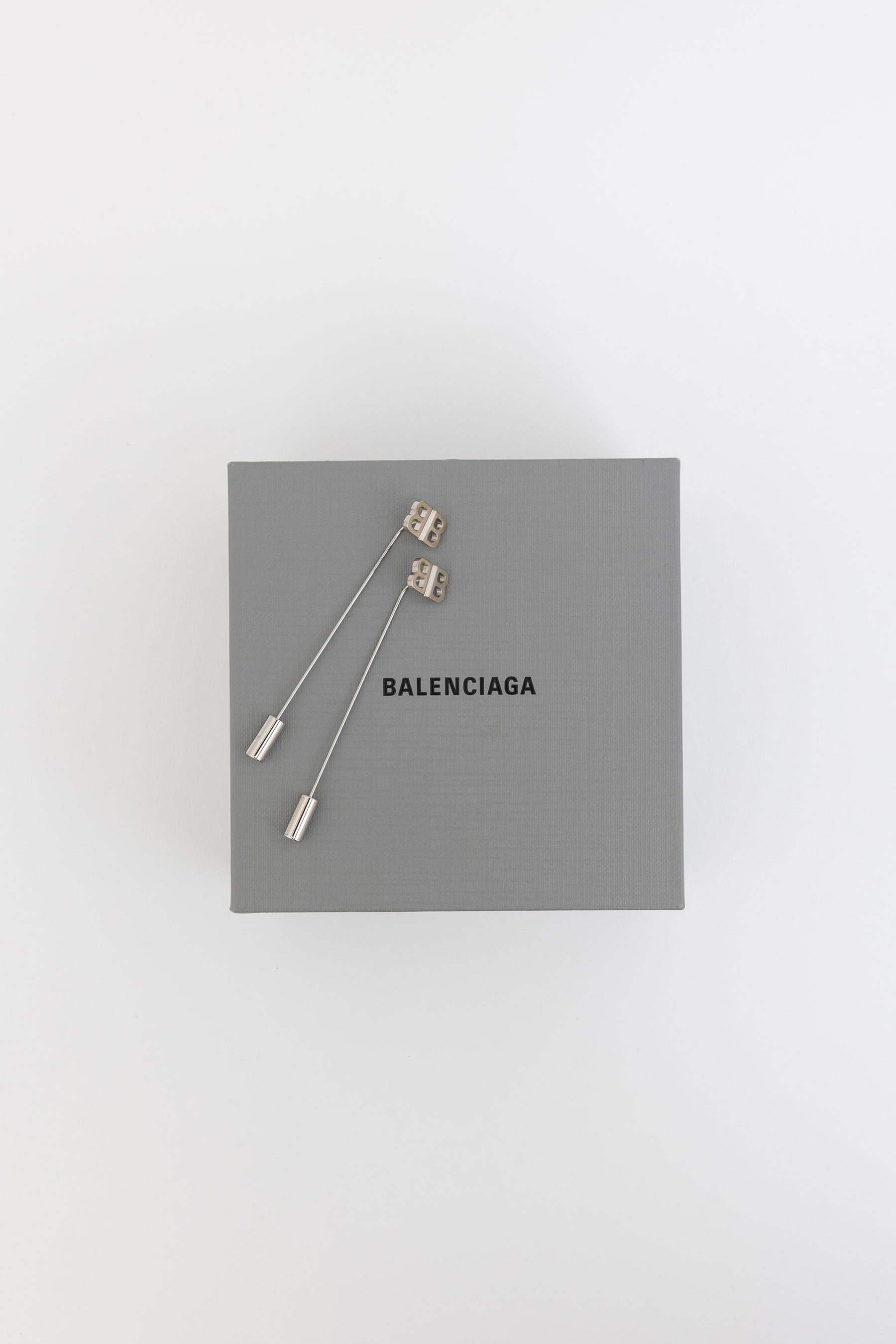 BB Logo Pin Drop Earrings