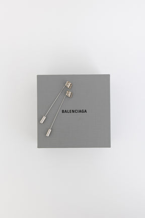 BB Logo Pin Drop Earrings