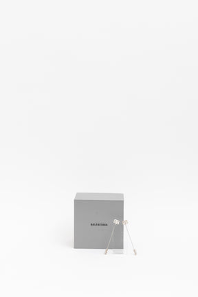 BB Logo Pin Drop Earrings